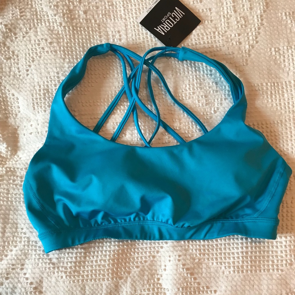 Blue Victoria’s Secret Sports Bra NWT Sz Sm!